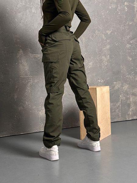 Штани тактичні жіночі в кольорі олива - XS 60123 фото